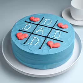 Blue Theme Cake